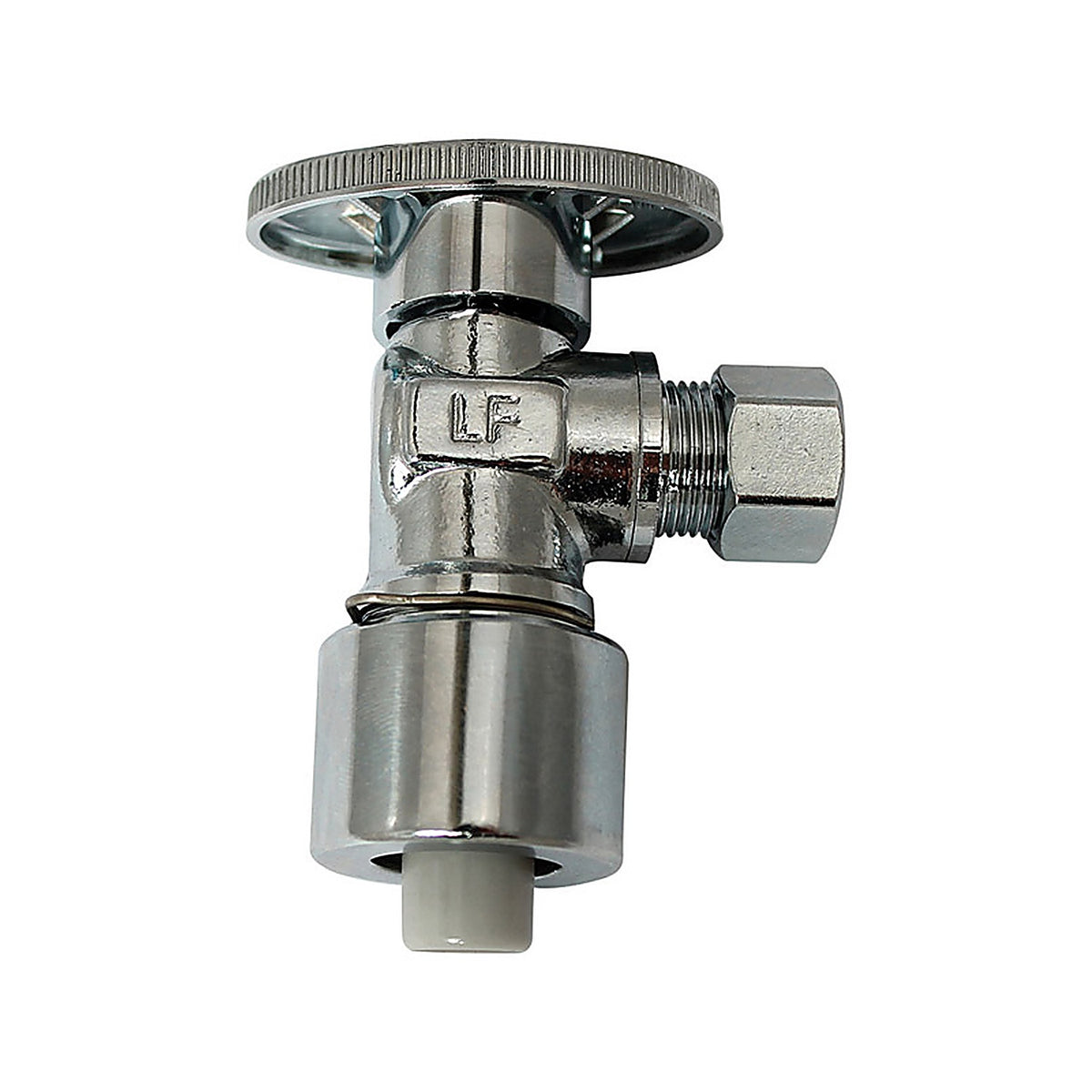Plumb Pak - PP2622POLF - 1/2 in. Compression X 3/8 in. Compression Brass Angle Valve