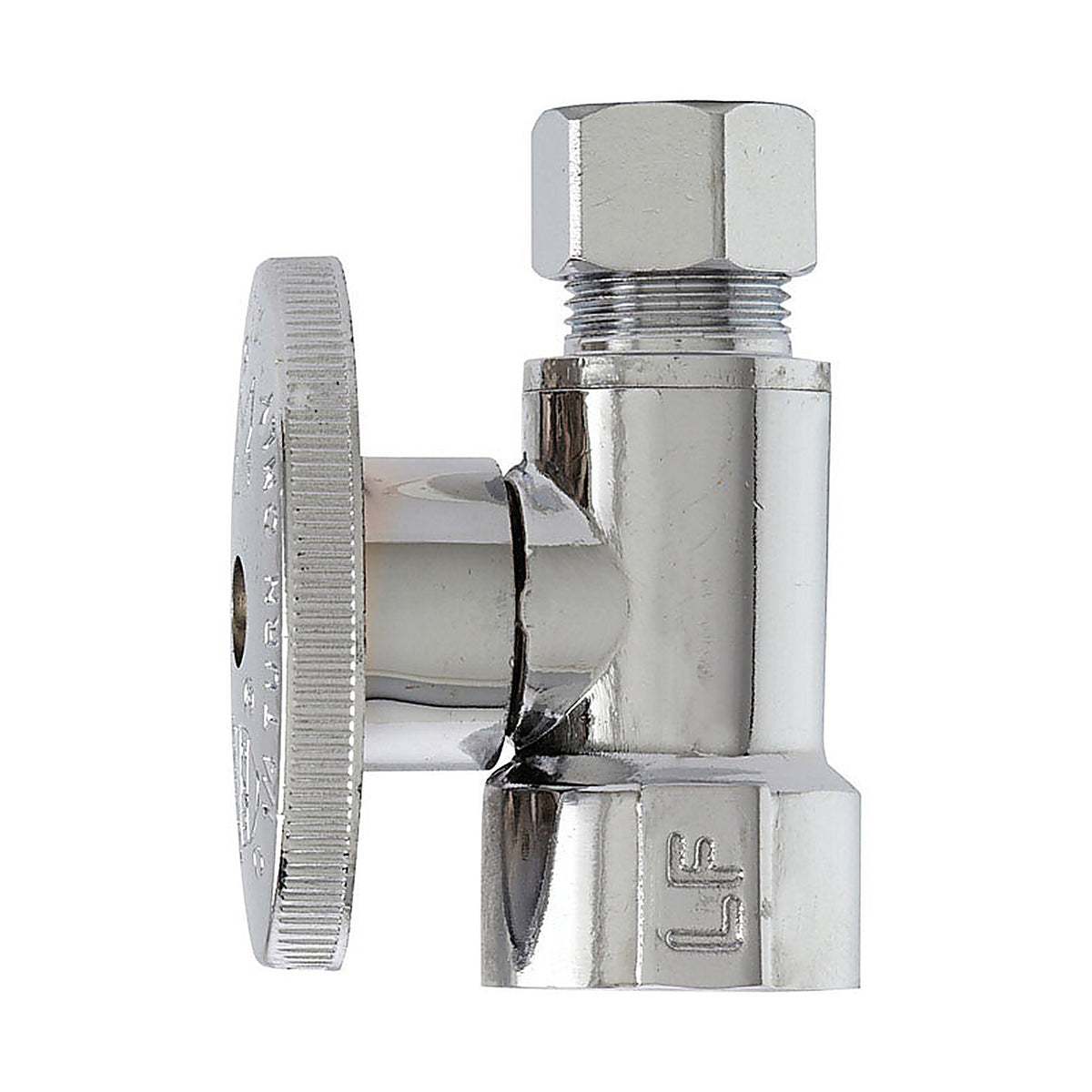 Plumb Pak - PP20053LF - 1/2 in. FIP T X 3/8 in. S Compression Brass Straight Valve
