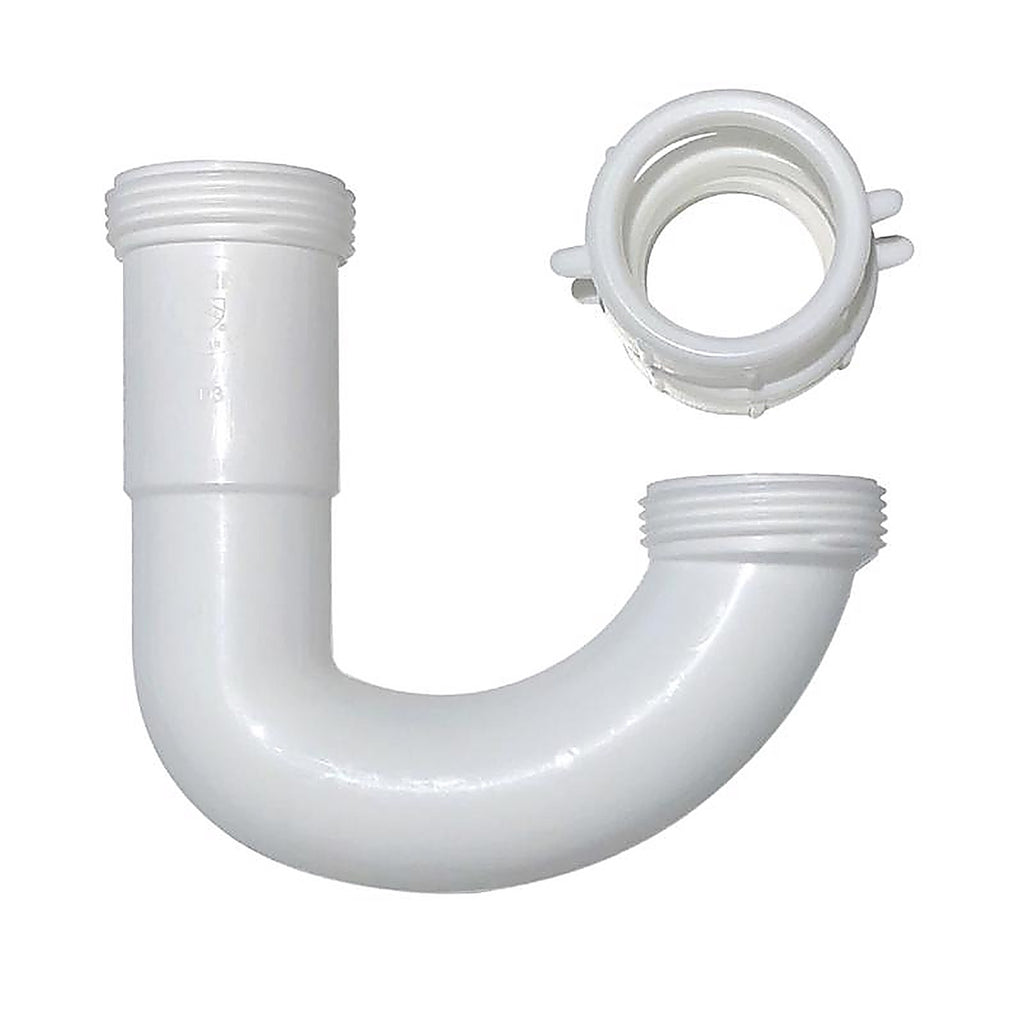 Plumb Pak - PP946W - 1-1/4 in. Dia. Plastic J-Bend
