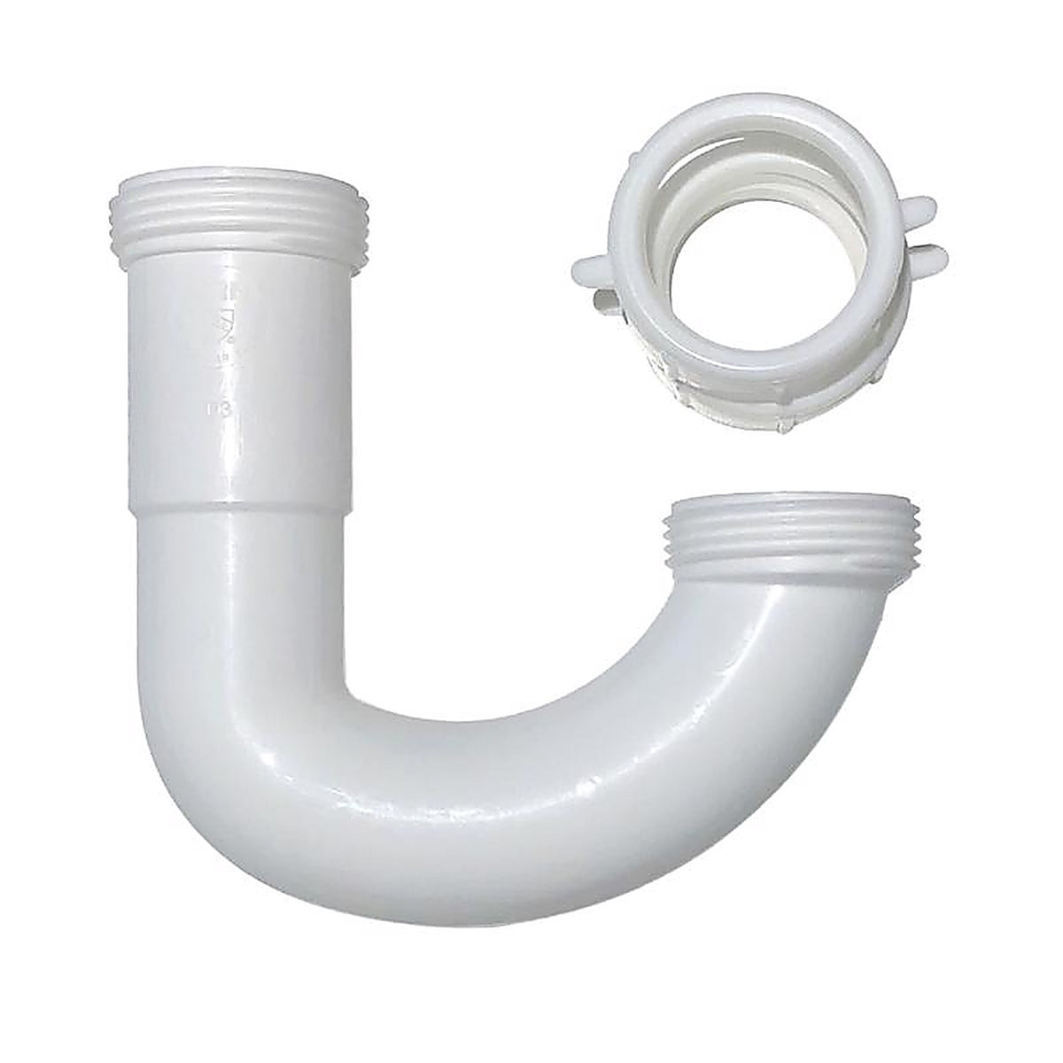 Plumb Pak - PP946W - 1-1/4 in. Dia. Plastic J-Bend