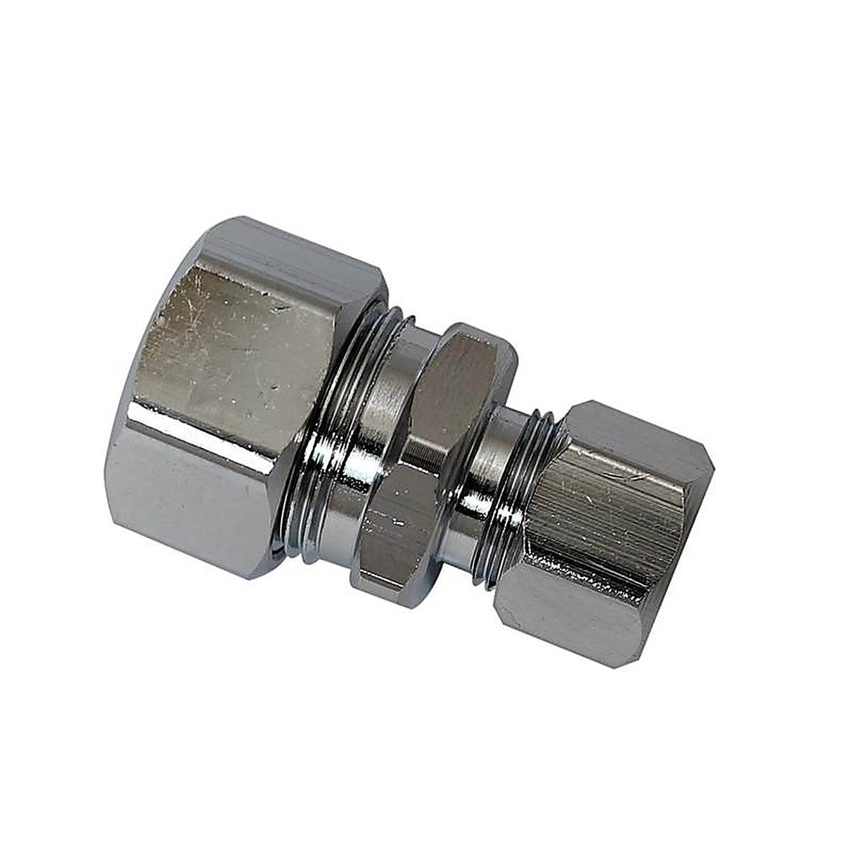 Plumb Pak - PP80PCLF - 1/2 in. Compression X 3/8 in. D Compression Brass Straight Connector