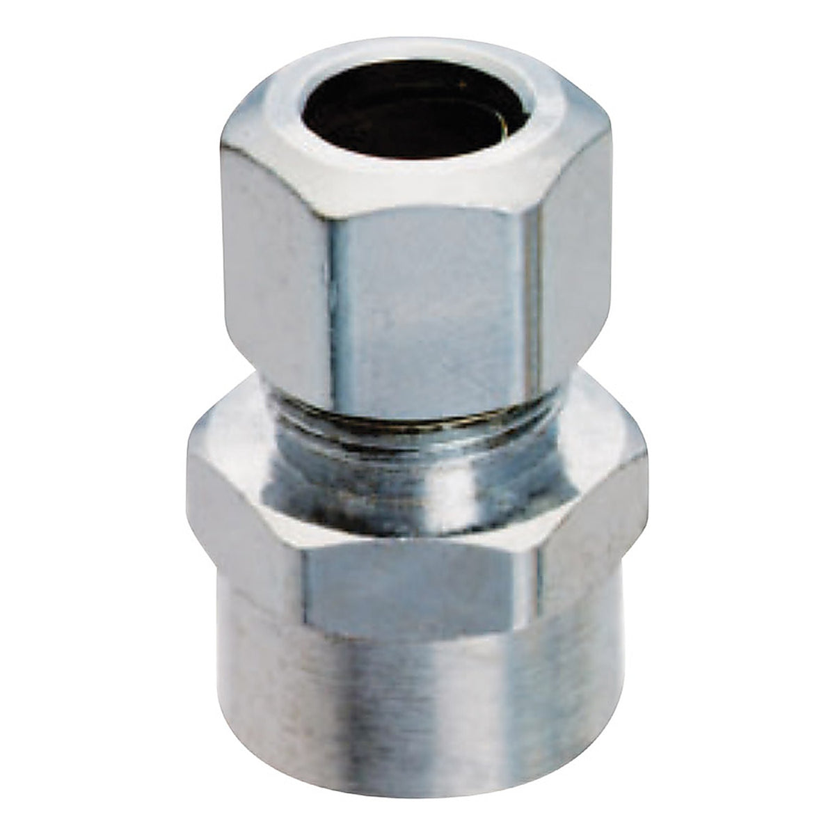 Plumb Pak - PP79PCLF - 1/2 in. Sweat X 3/8 in. D Compression Brass Straight Connector