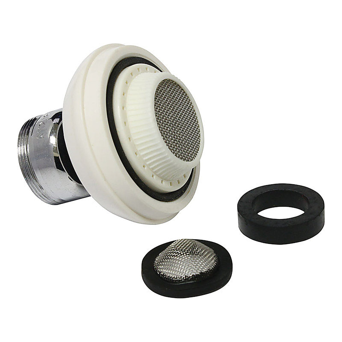 Plumb Pak - PP800-51 - Dual Thread 15/16 in. x 55/64 in. White Swivel Sprayrator