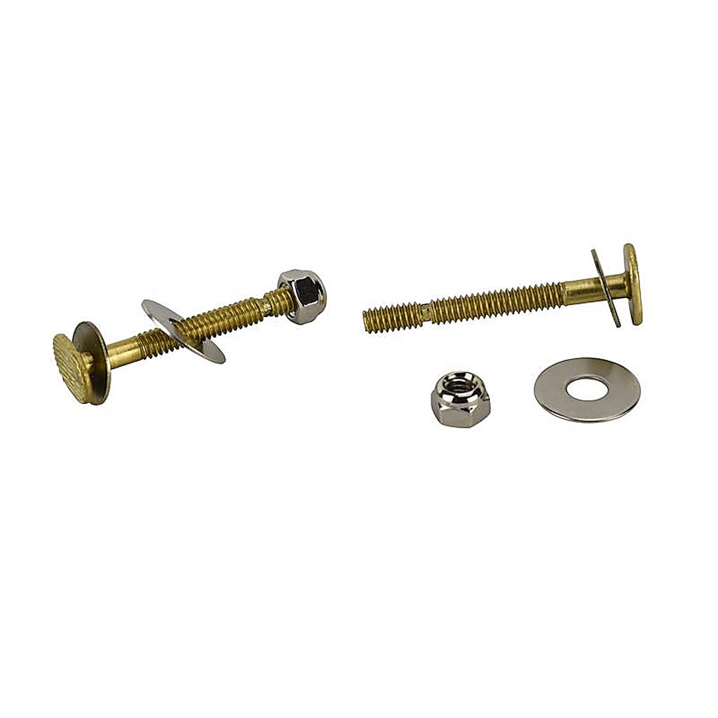 Plumb Pak - PP830-49 - Toilet Bolt Set Brass