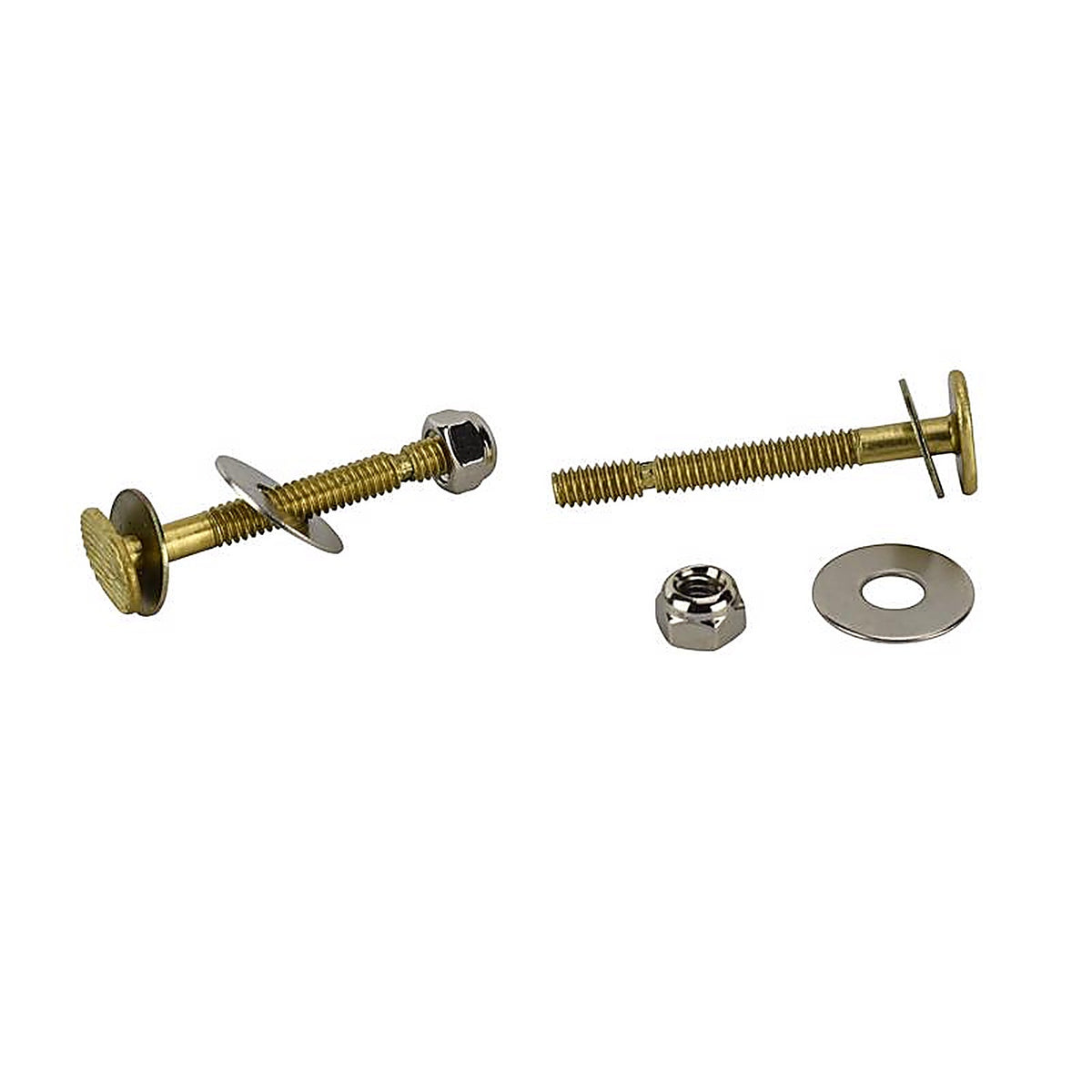 Plumb Pak - PP830-49 - Toilet Bolt Set Brass