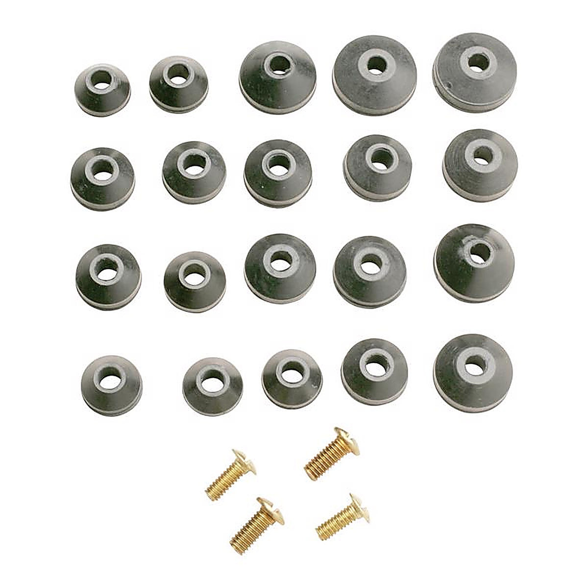 Plumb Pak - PP805-22 - Rubber Assorted in. Beveled Faucet Washer - 20/Pack