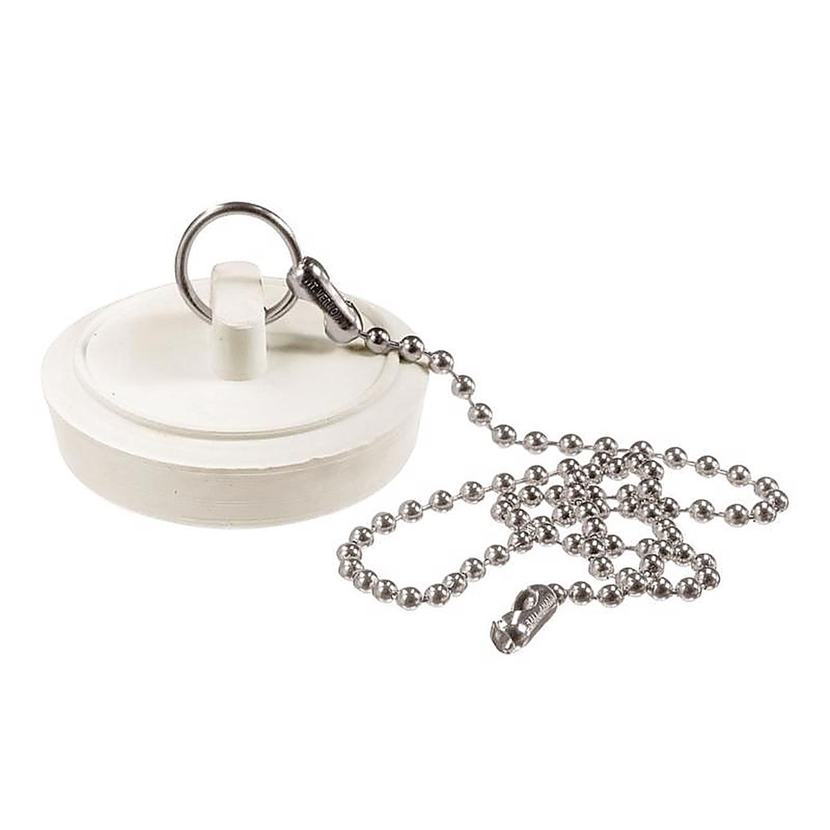 Plumb Pak - PP820-7 - 1-3/4 in. Dia. White Rubber Drain Stopper