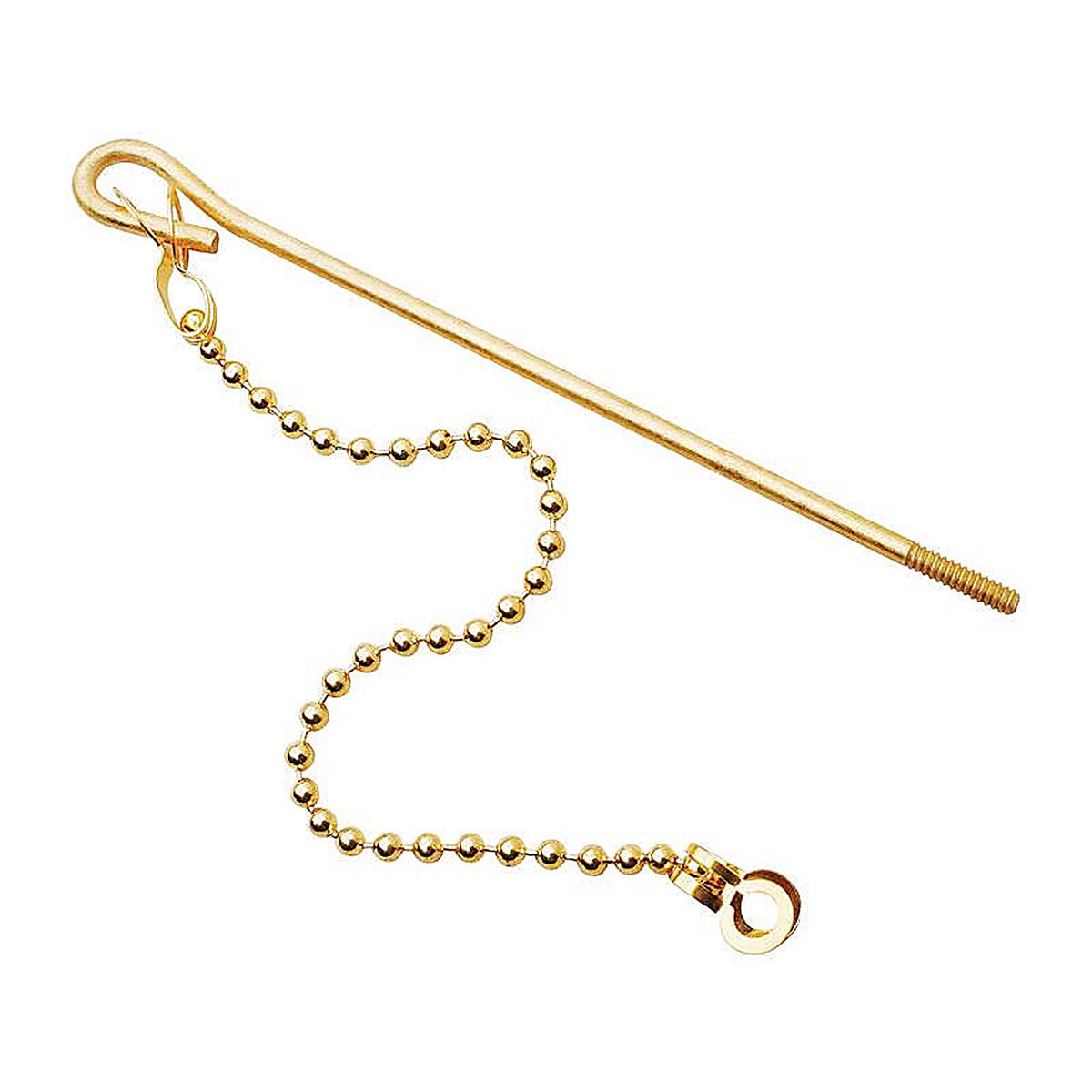 Plumb Pak - PP835-11 - Lift Wire and Chain Gold Brass For Universal