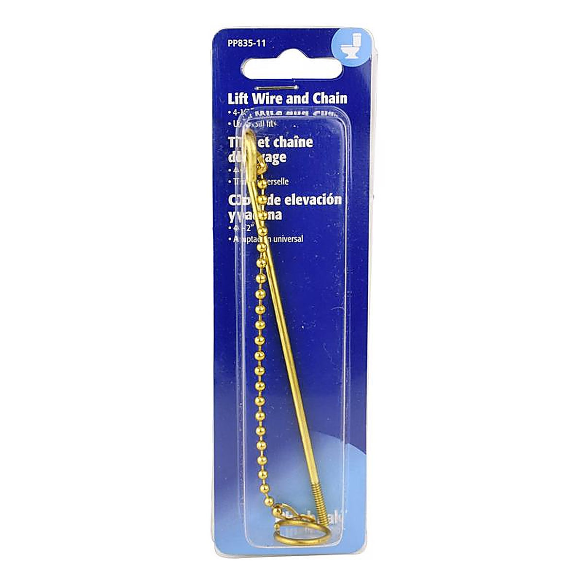 Plumb Pak - PP835-11 - Lift Wire and Chain Gold Brass For Universal