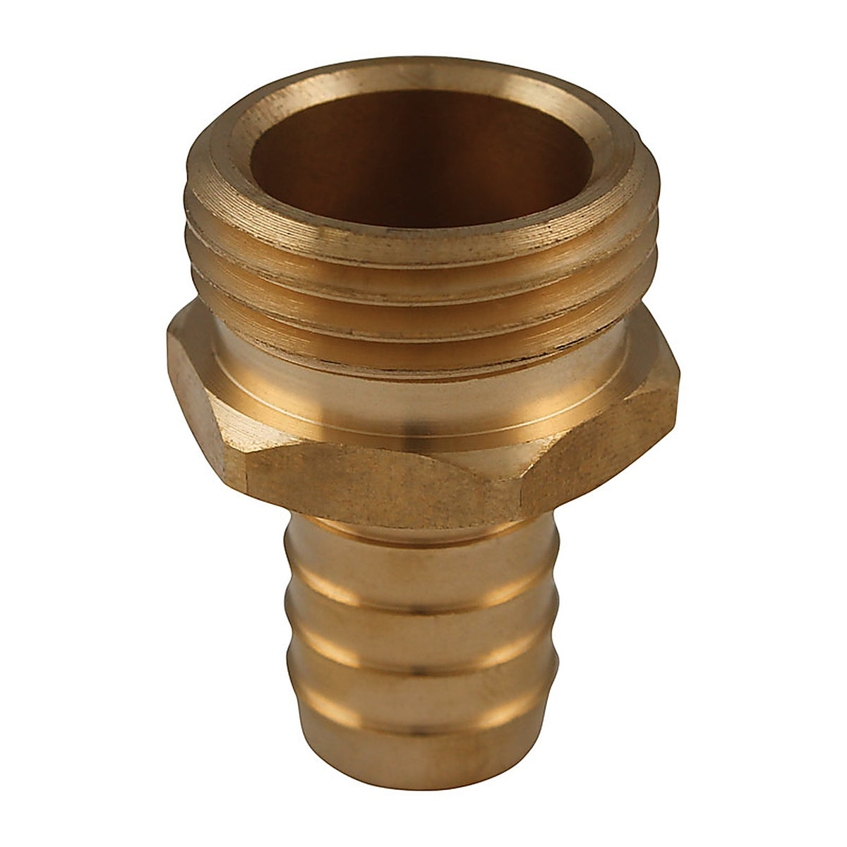 Plumb Pak - PP850-80 - Brass 5/8 in. D X 3/4 in. D Hose Coupling 1 pk