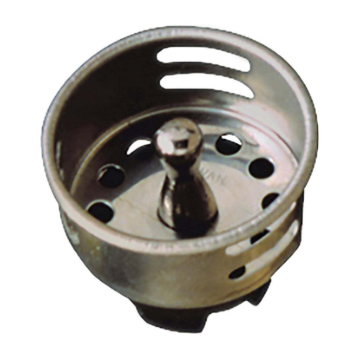 Plumb Pak - PP820-29 - Jr. Duo 2-9/16 in. D Brushed Stainless Steel Strainer Basket Silver