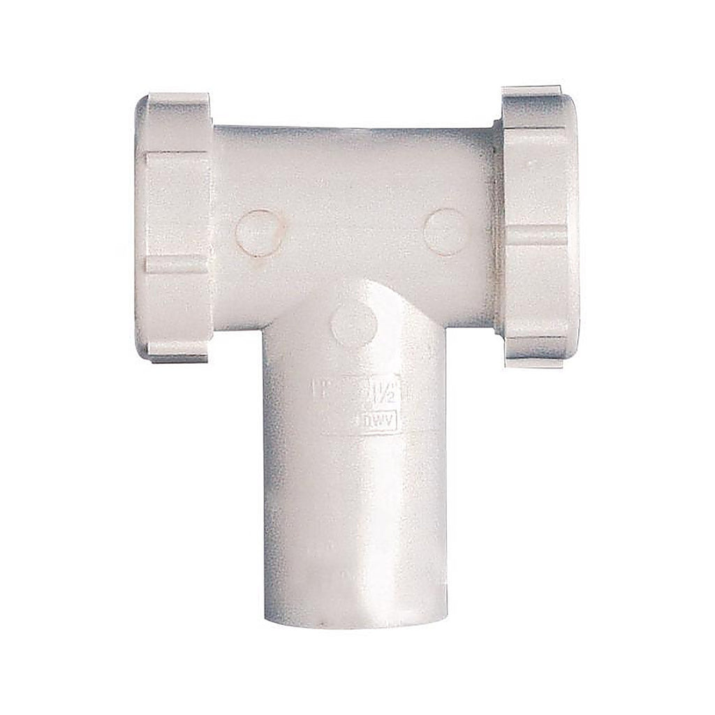 Plumb Pak - PP66-7W - 1-1/2 in. Dia. Plastic Tee and Tailpiece