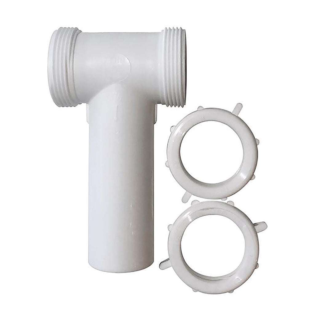 Plumb Pak - PP66-7W - 1-1/2 in. Dia. Plastic Tee and Tailpiece