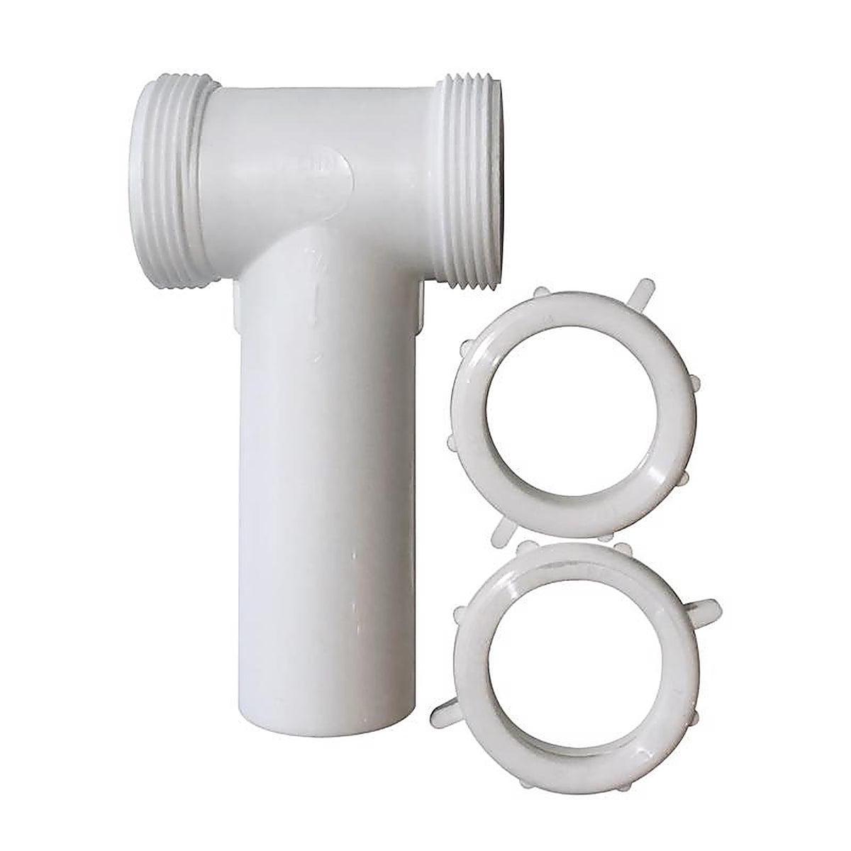 Plumb Pak - PP66-7W - 1-1/2 in. Dia. Plastic Tee and Tailpiece
