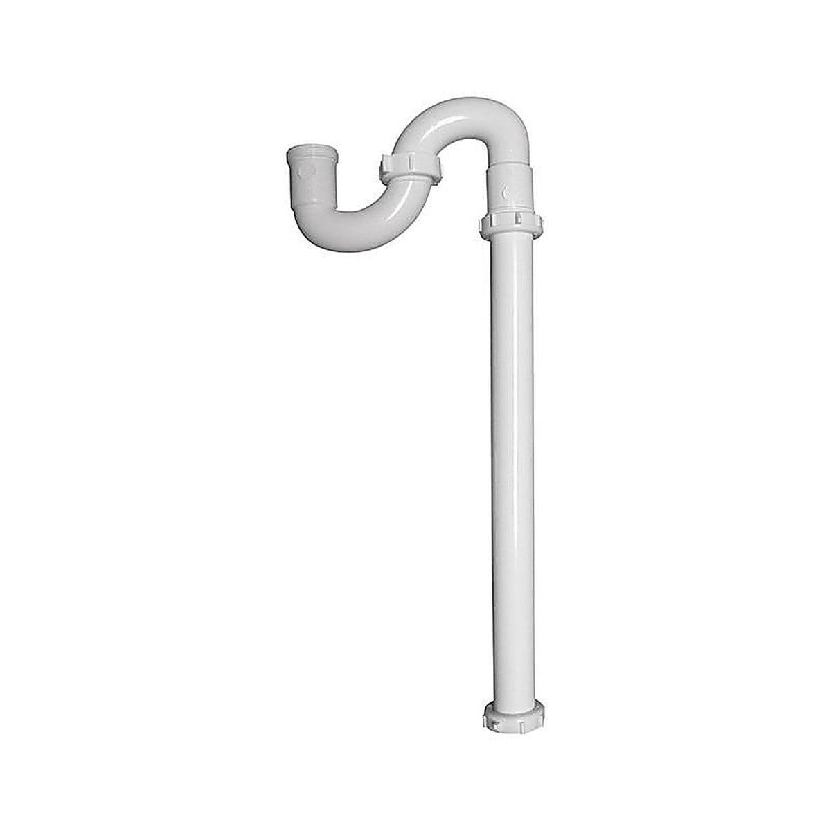 Plumb Pak - PP943W - 1-1/4 in. Dia. x 20.5 in. L Plastic S-Trap