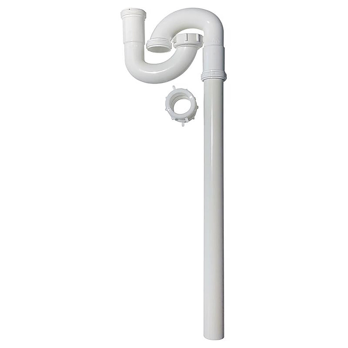 Plumb Pak - PP943W - 1-1/4 in. Dia. x 20.5 in. L Plastic S-Trap