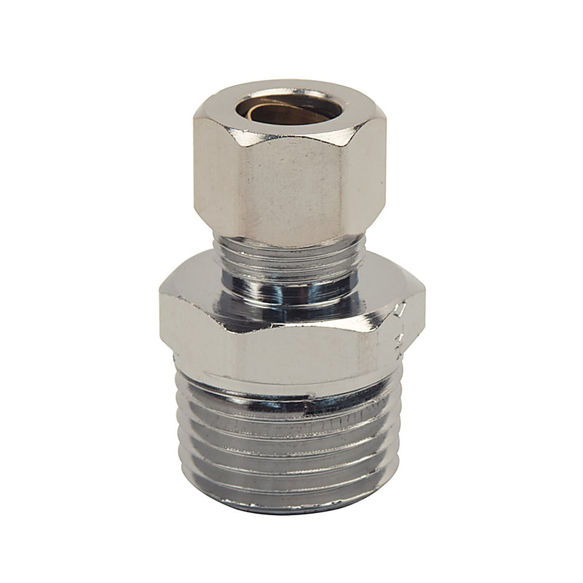BrassCraft - 13X CD - Plumb Shop 3/8 in. Compression pc X 1/2 in. D MIP Chrome Plated Brass Adapter
