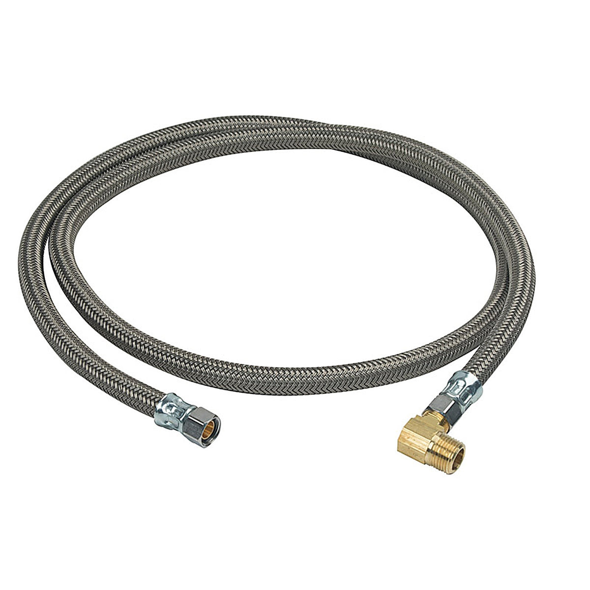 BrassCraft - B1-60DW6 P - Speedi Plumb Plus 1/2 in. FIP pc X 3/8 in. D Compression 60 in. Steel Dishwasher Supply L