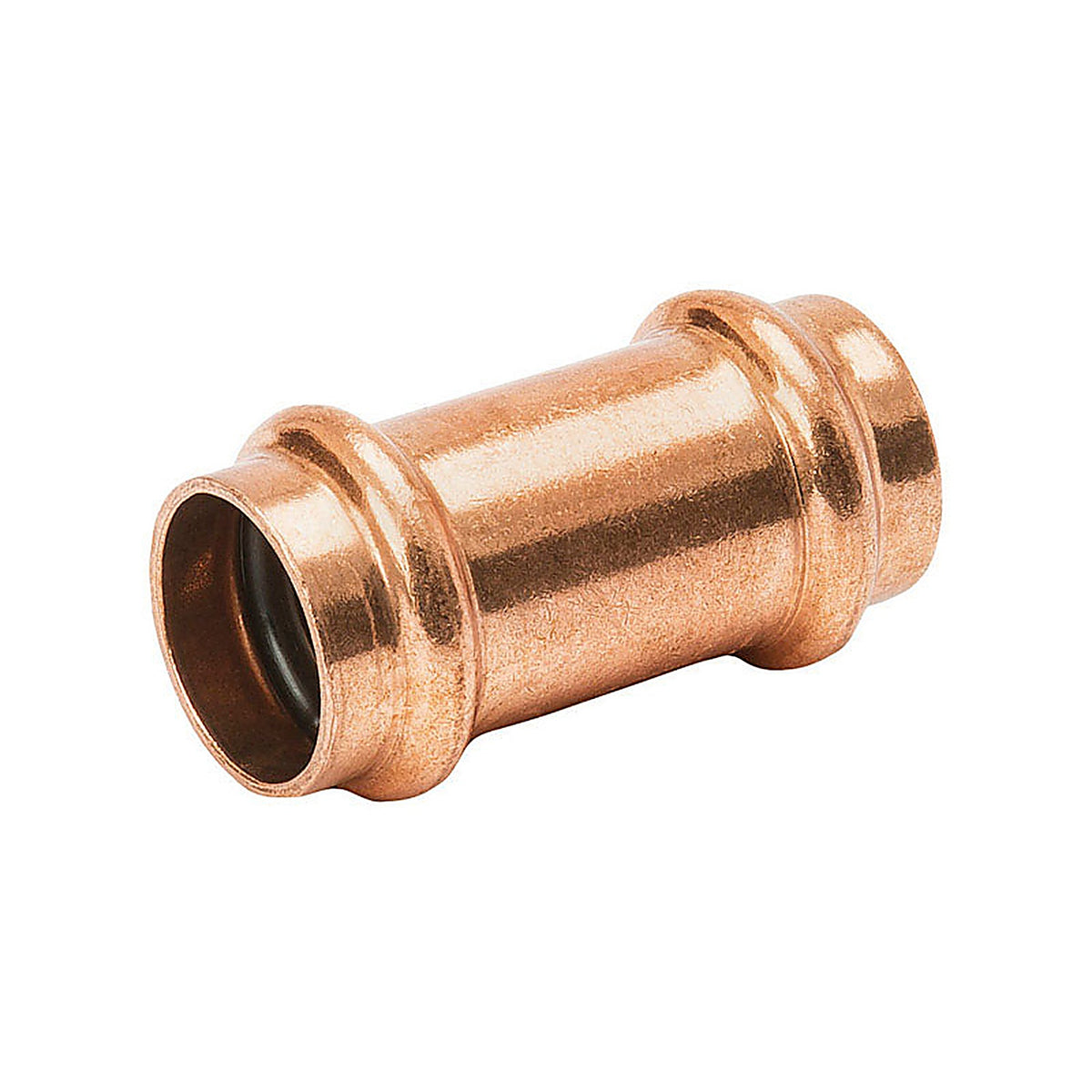 Mueller - PF01905L - 3/4 in. Press x 3/4 in. Dia. Press Copper Coupling without Stop