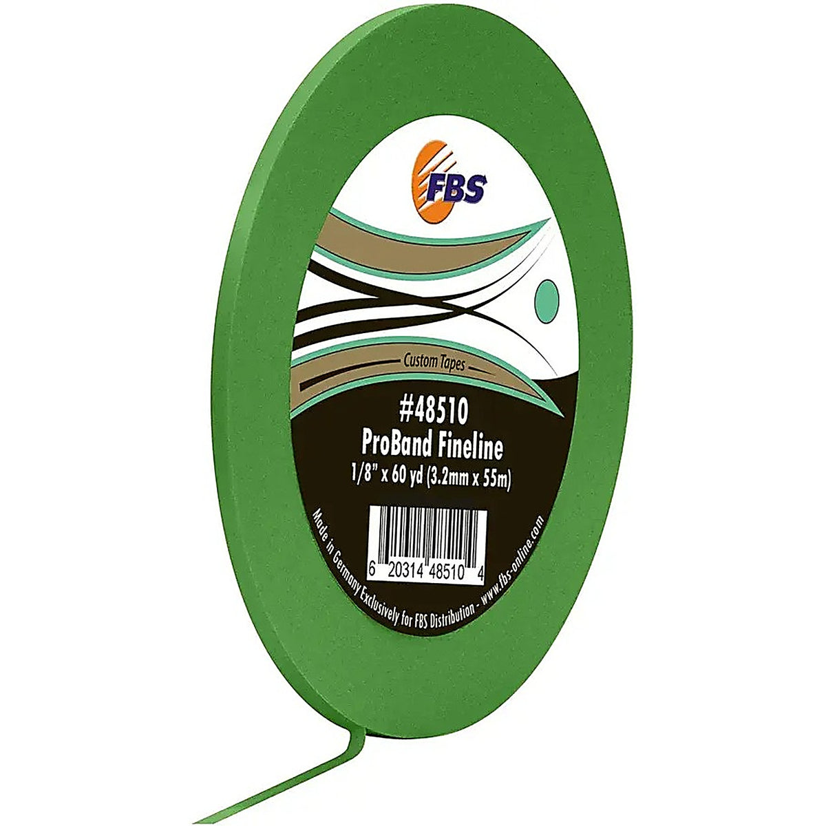 FBS - 48510 - ProBand Green Fine Line Tape, 1/8IN x 60yd