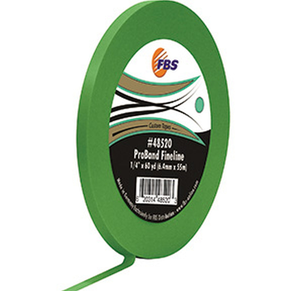 FBS - 48520 - ProBand Green Fine Line Tape, 1/4IN x 60yd