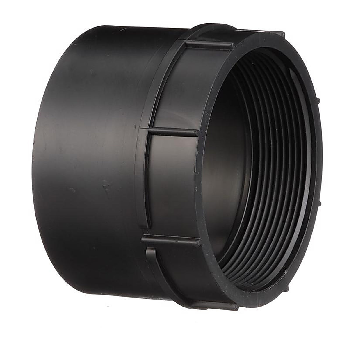 Charlotte Pipe - ABS001011200 - 4 in. Hub x 4 in. Dia. FPT ABS Adapter