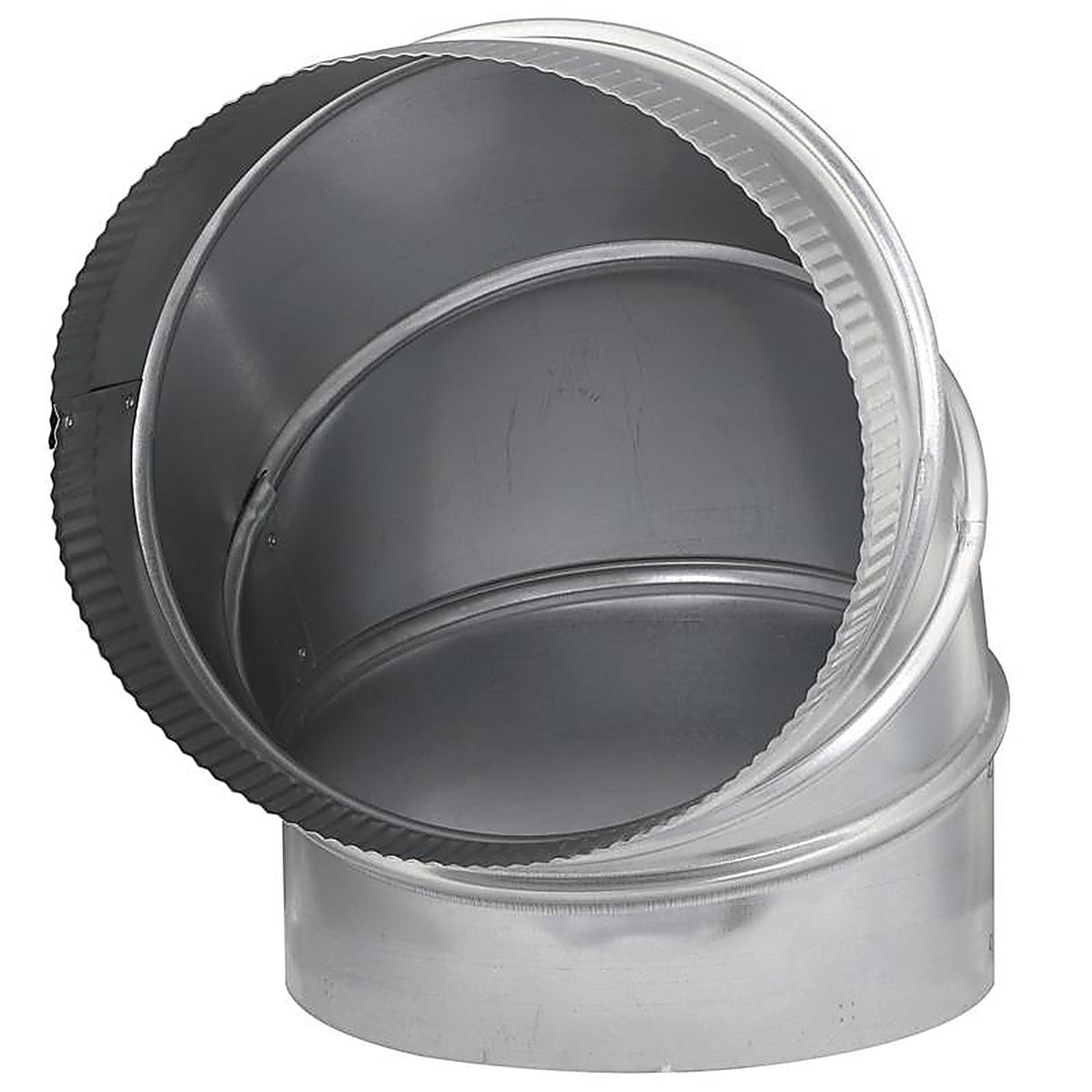 Imperial - GV0304 - 9 in. D X 9 in. D Adjustable 90 deg Galvanized Steel Furnace Pipe Elbow