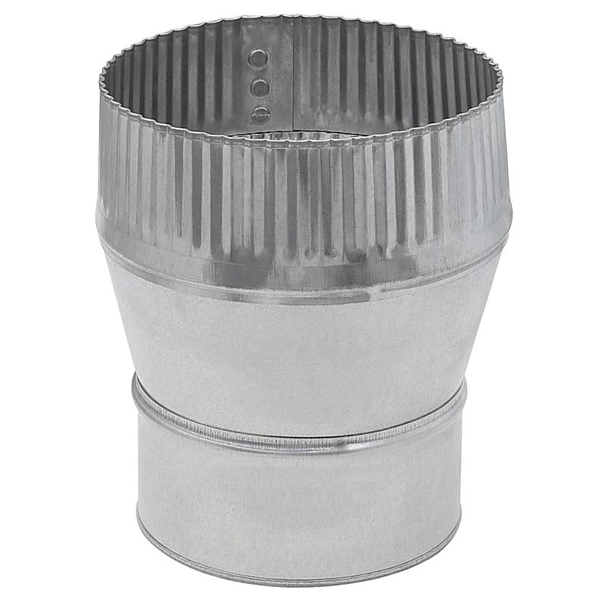 Imperial - GV1419 - 4 in. Dia. x 5 in. Dia. Galvanized Steel Stove Pipe Increaser