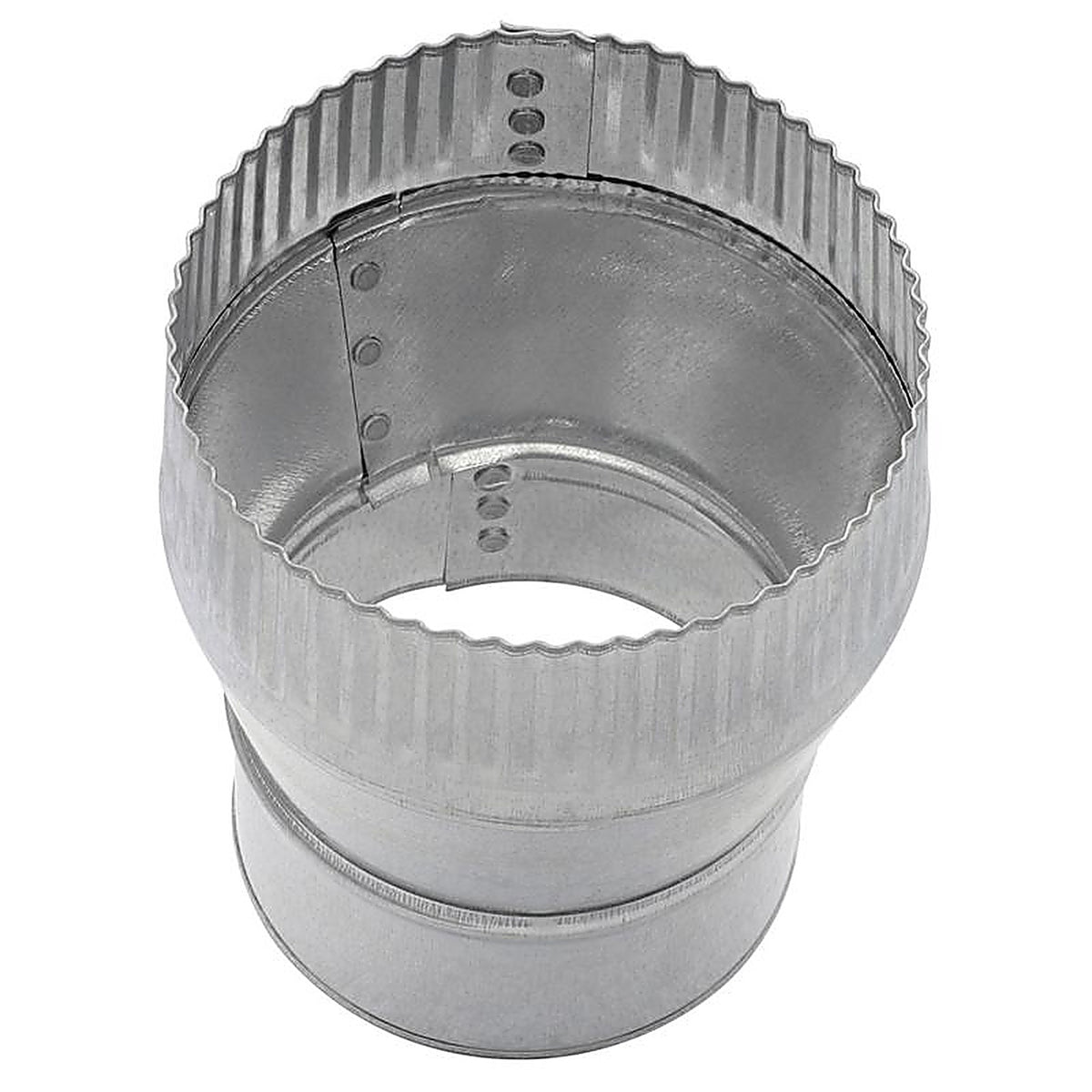 Imperial - GV1419 - 4 in. Dia. x 5 in. Dia. Galvanized Steel Stove Pipe Increaser