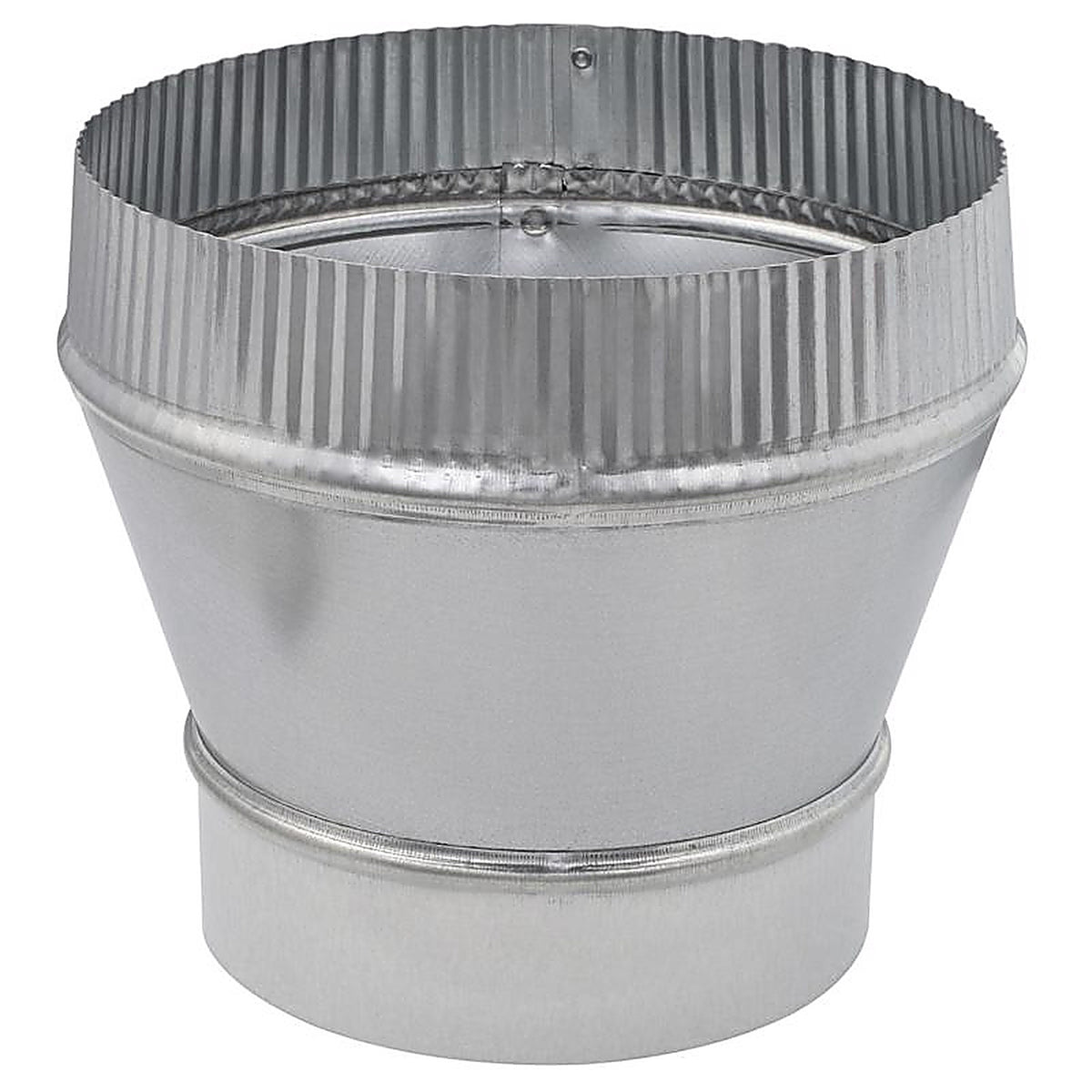 Imperial - GV1360 - 6 in. Dia. x 8 in. Dia. Galvanized Steel Furnace Pipe Reducer
