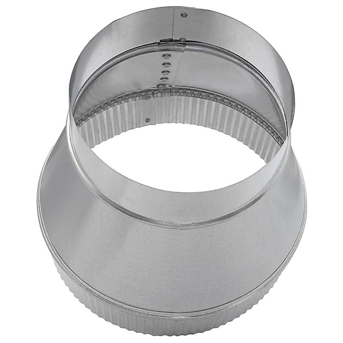 Imperial - GV1360 - 6 in. Dia. x 8 in. Dia. Galvanized Steel Furnace Pipe Reducer