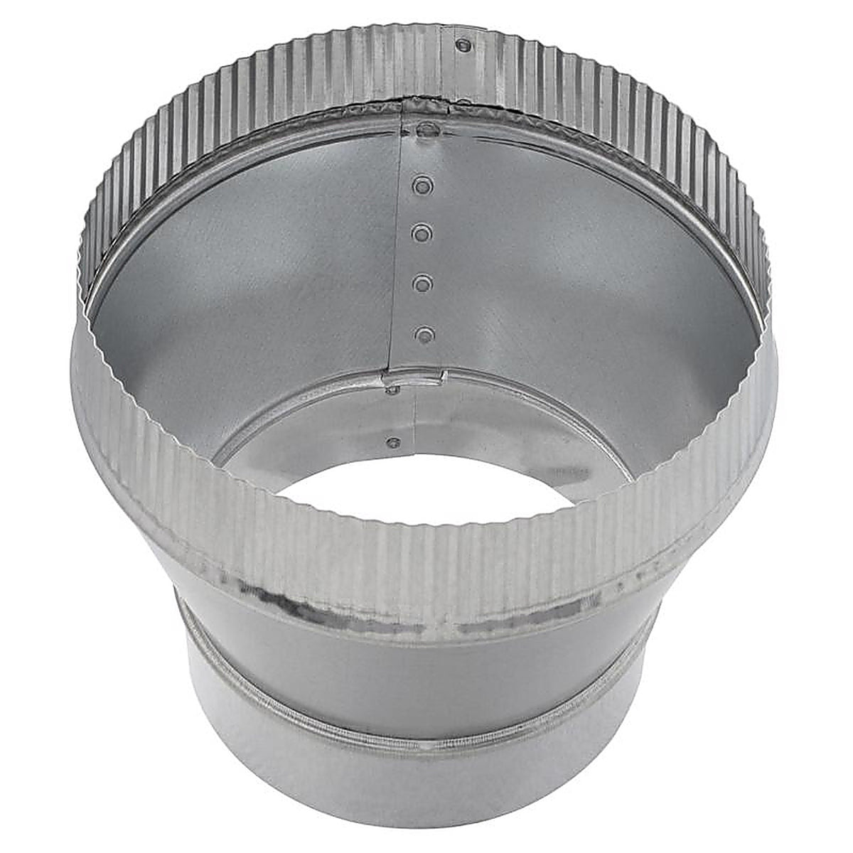 Imperial - GV1360 - 6 in. Dia. x 8 in. Dia. Galvanized Steel Furnace Pipe Reducer
