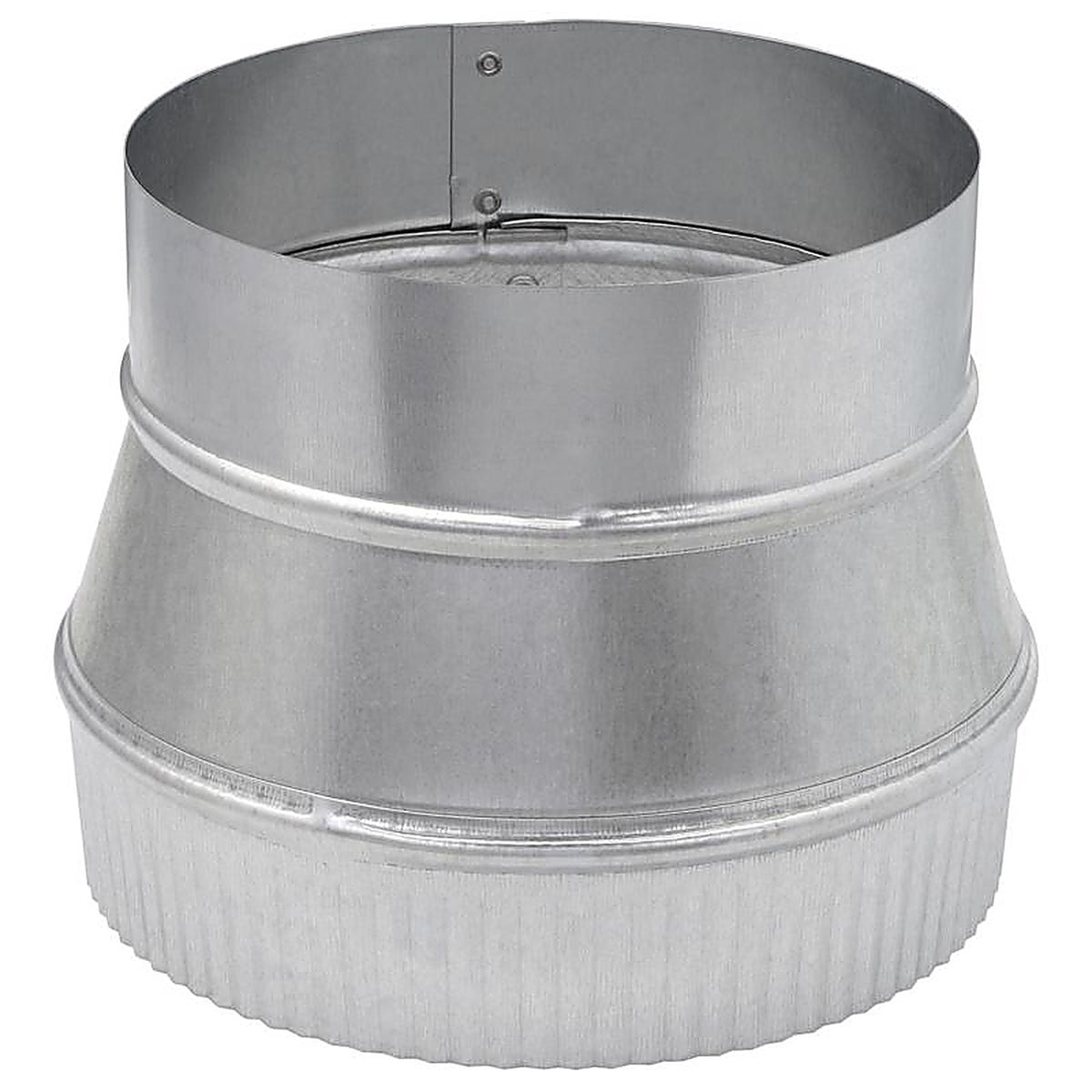Imperial - GV1361 - 7 in. Dia. x 8 in. Dia. Galvanized Steel Stove Pipe Increaser