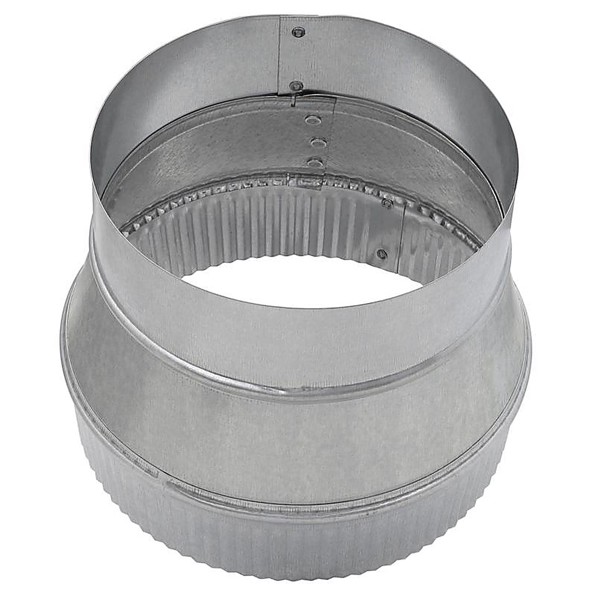 Imperial - GV1361 - 7 in. Dia. x 8 in. Dia. Galvanized Steel Stove Pipe Increaser