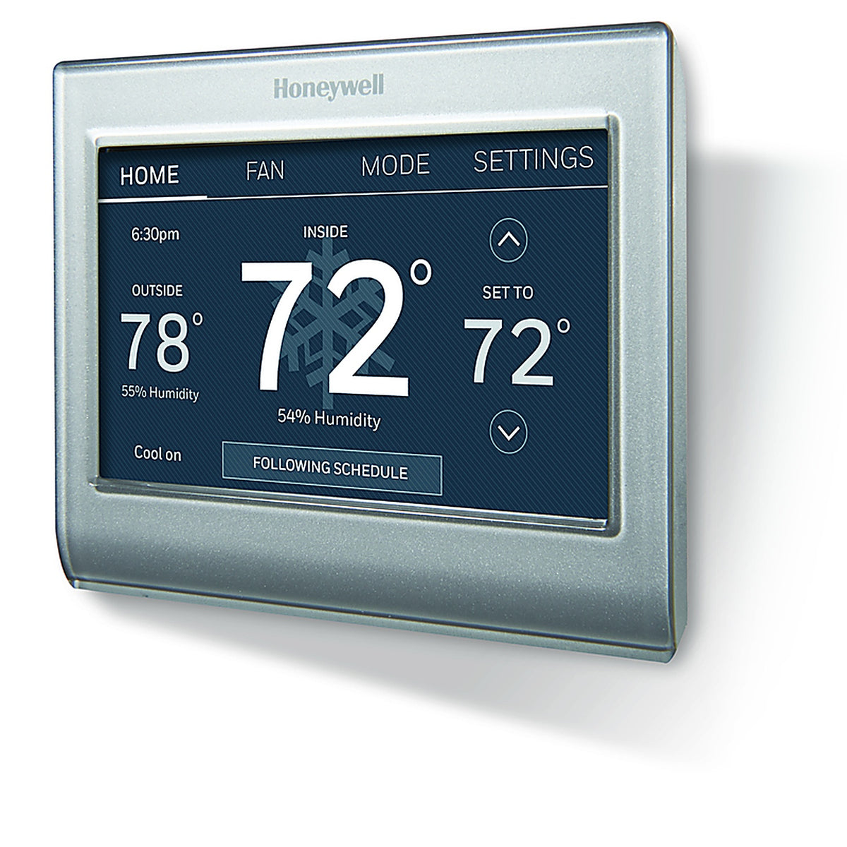 Honeywell - RTH9585WF1004W - Smart Color Built In WiFi Heating and Cooling Touch Screen Programmable Thermostat
