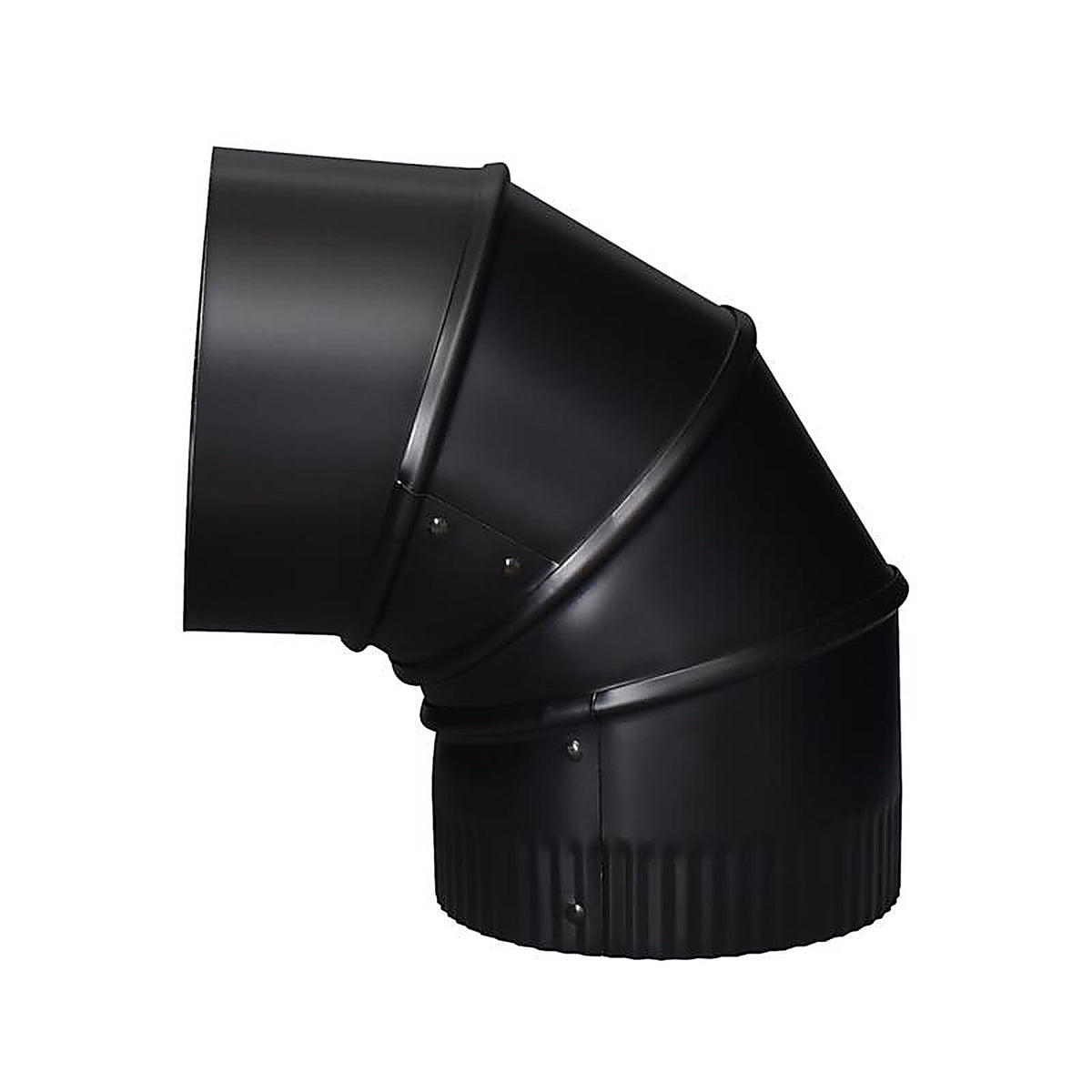 Imperial - BM0013 - 5 in. D X 5 in. D Adjustable 90 deg Steel Stove Pipe Elbow
