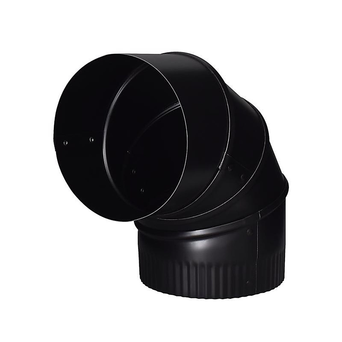 Imperial - BM0013 - 5 in. D X 5 in. D Adjustable 90 deg Steel Stove Pipe Elbow