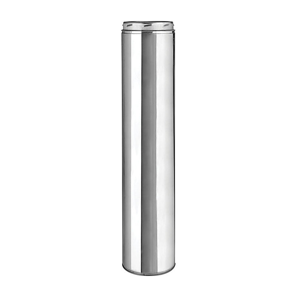 Selkirk - 208024 - Sure-Temp 8 in. D X 24 in. L Stainless Steel Chimney Pipe