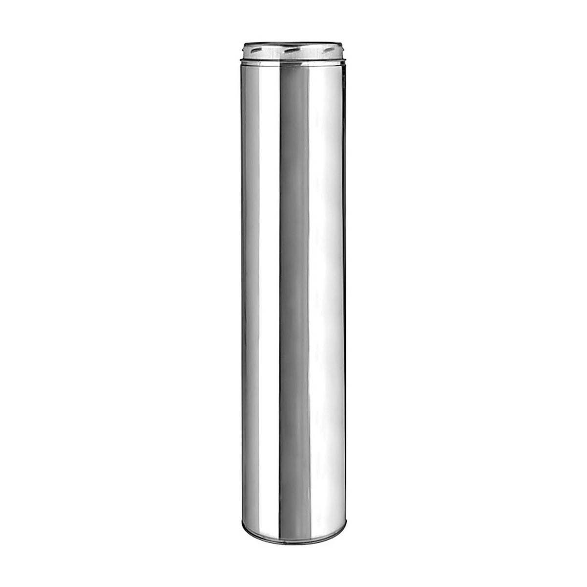 Selkirk - 206024 - Sure-Temp 6 in. D X 24 in. L Stainless Steel Chimney Pipe