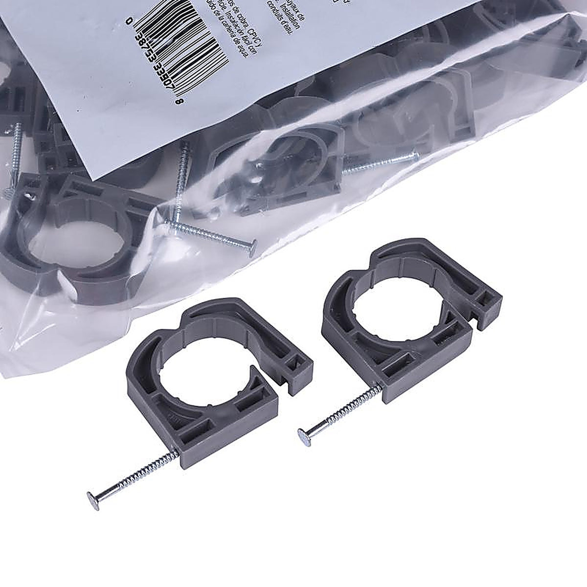 Oatey - 33910 - Polypropylene Pipe Clamps 1/2 in 12PK