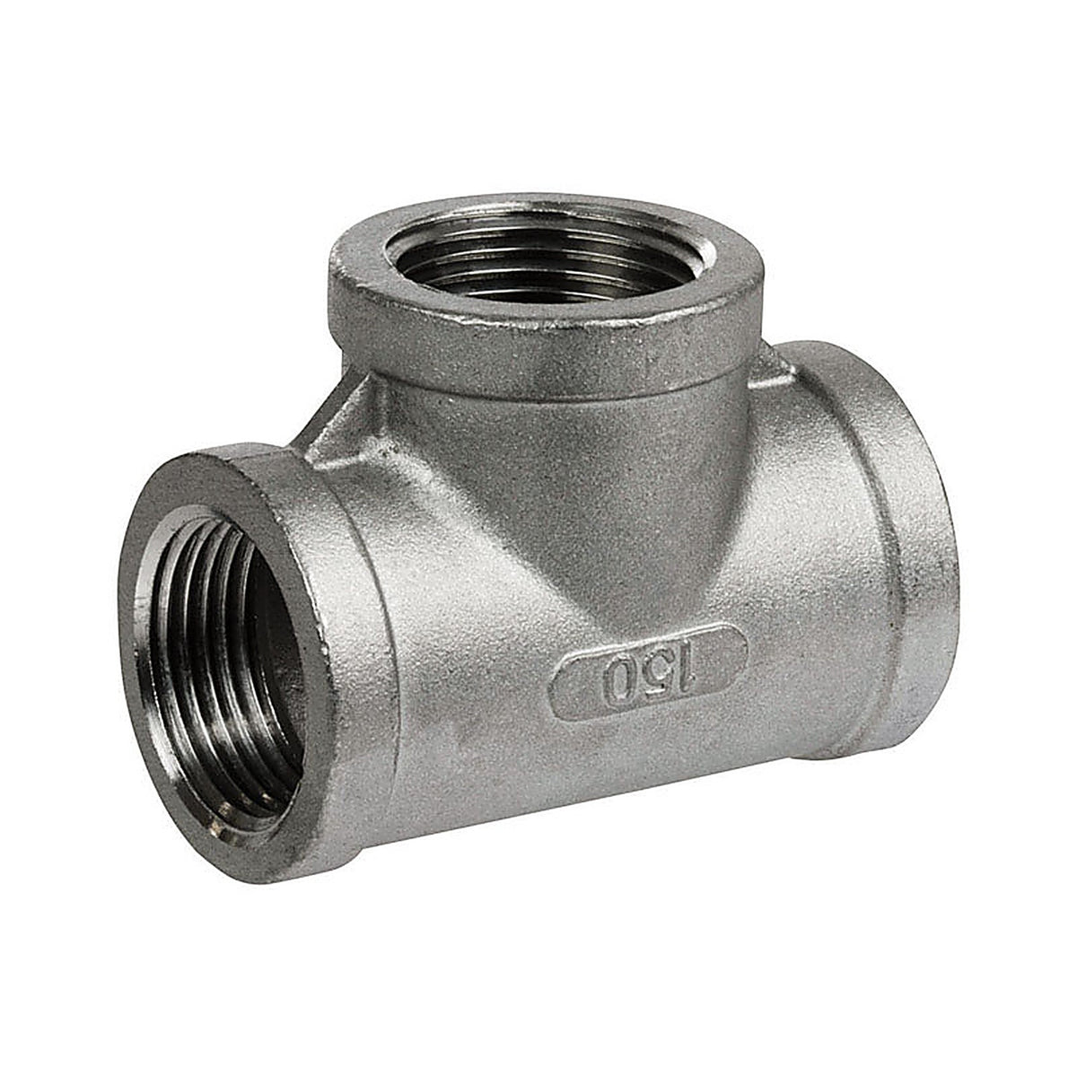 Smith-Cooper - 4638102470 - 1-1/2 in. FPT x 1-1/2 in. Dia. FPT Stainless Steel Tee