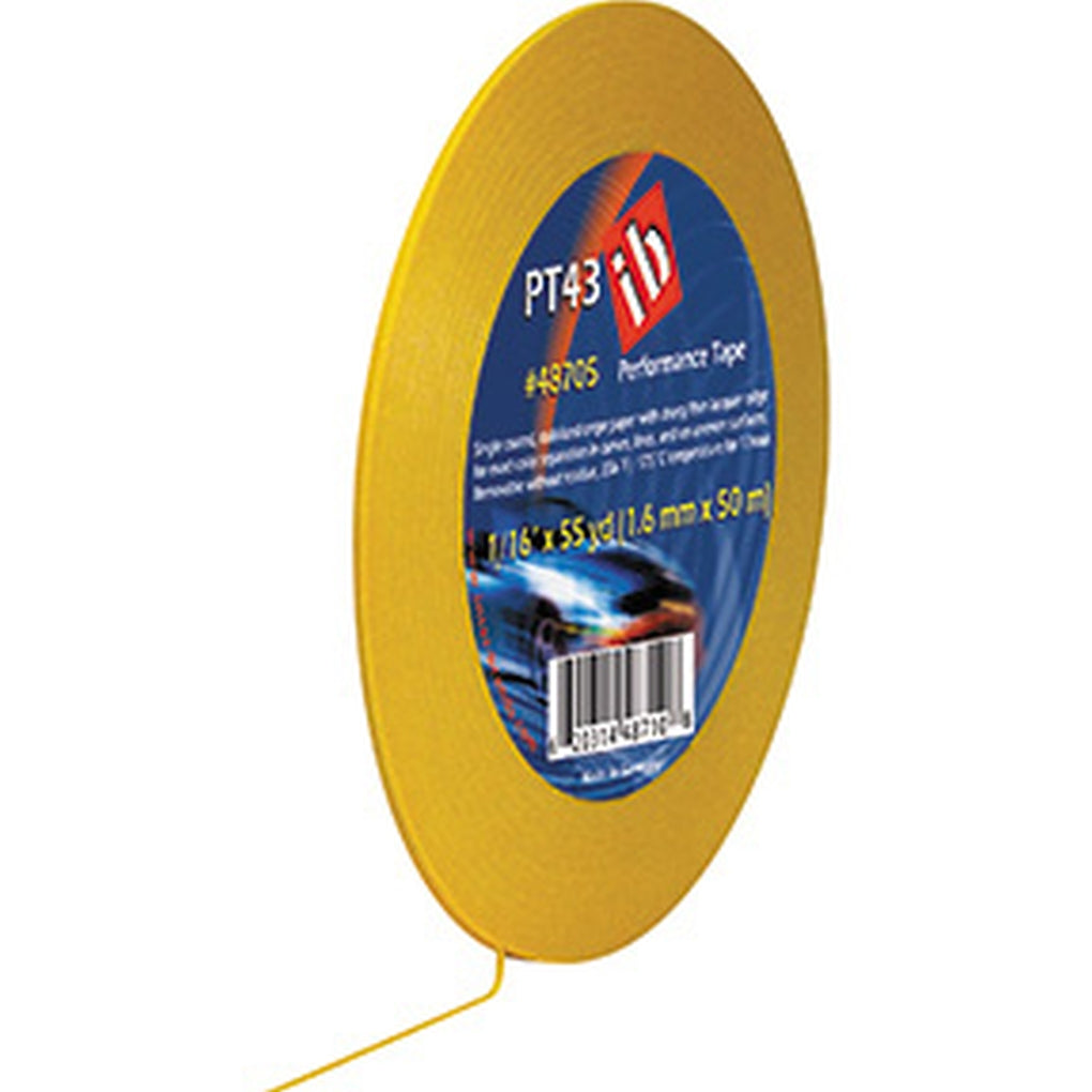 FBS - 48705 - PT43 Yellow Performance Tape, 1/16IN x 55 yd