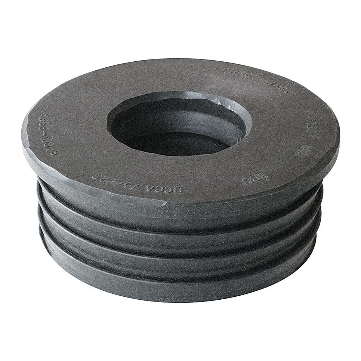 Fernco - P33U-139 - Schedule 40 3 in. Compression x 1-1/2 in. Dia. Compression PVC Donut Fitting