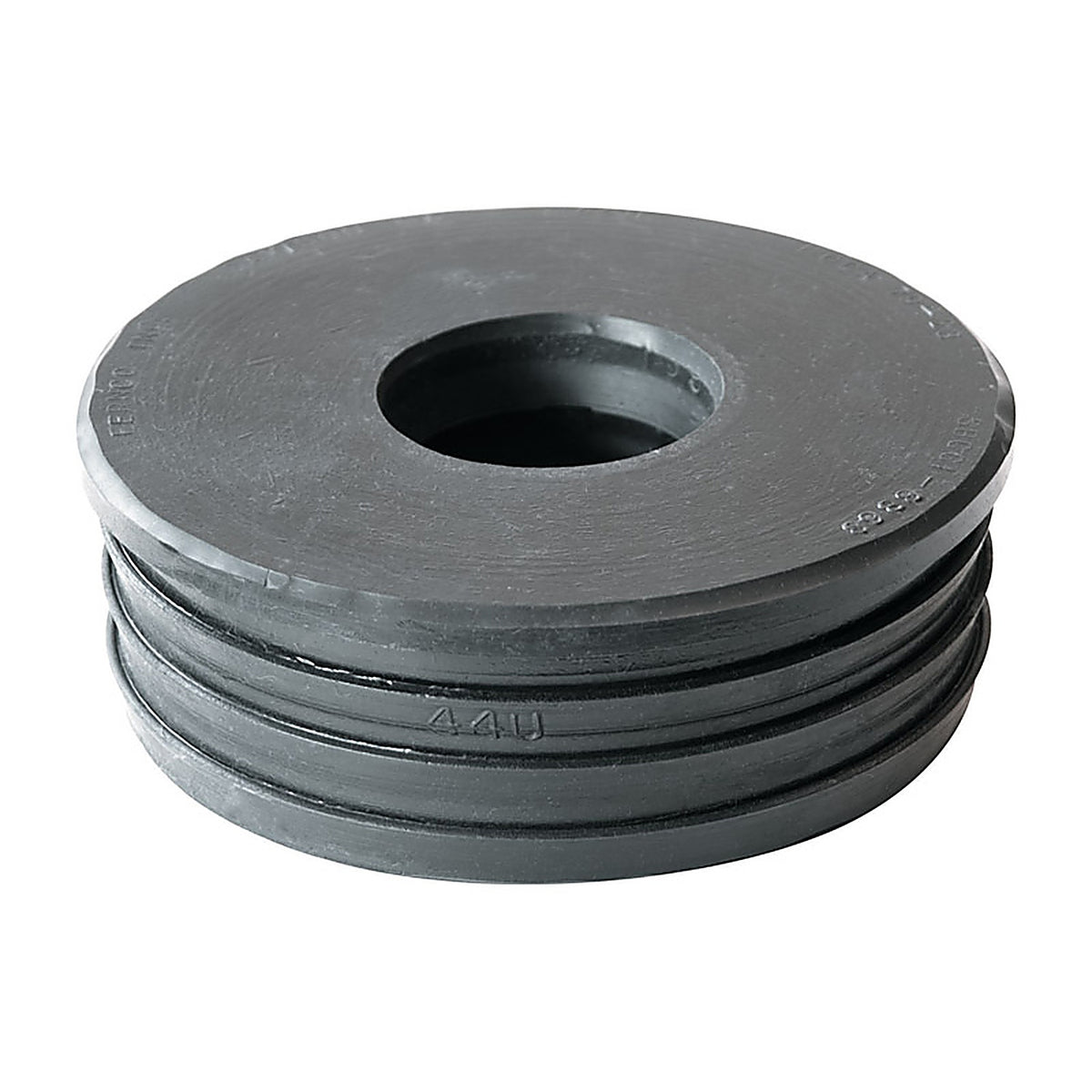Fernco - P44U-139 - Schedule 40 4 in. Compression x 1-1/2 in. Dia. Compression PVC Donut Fitting