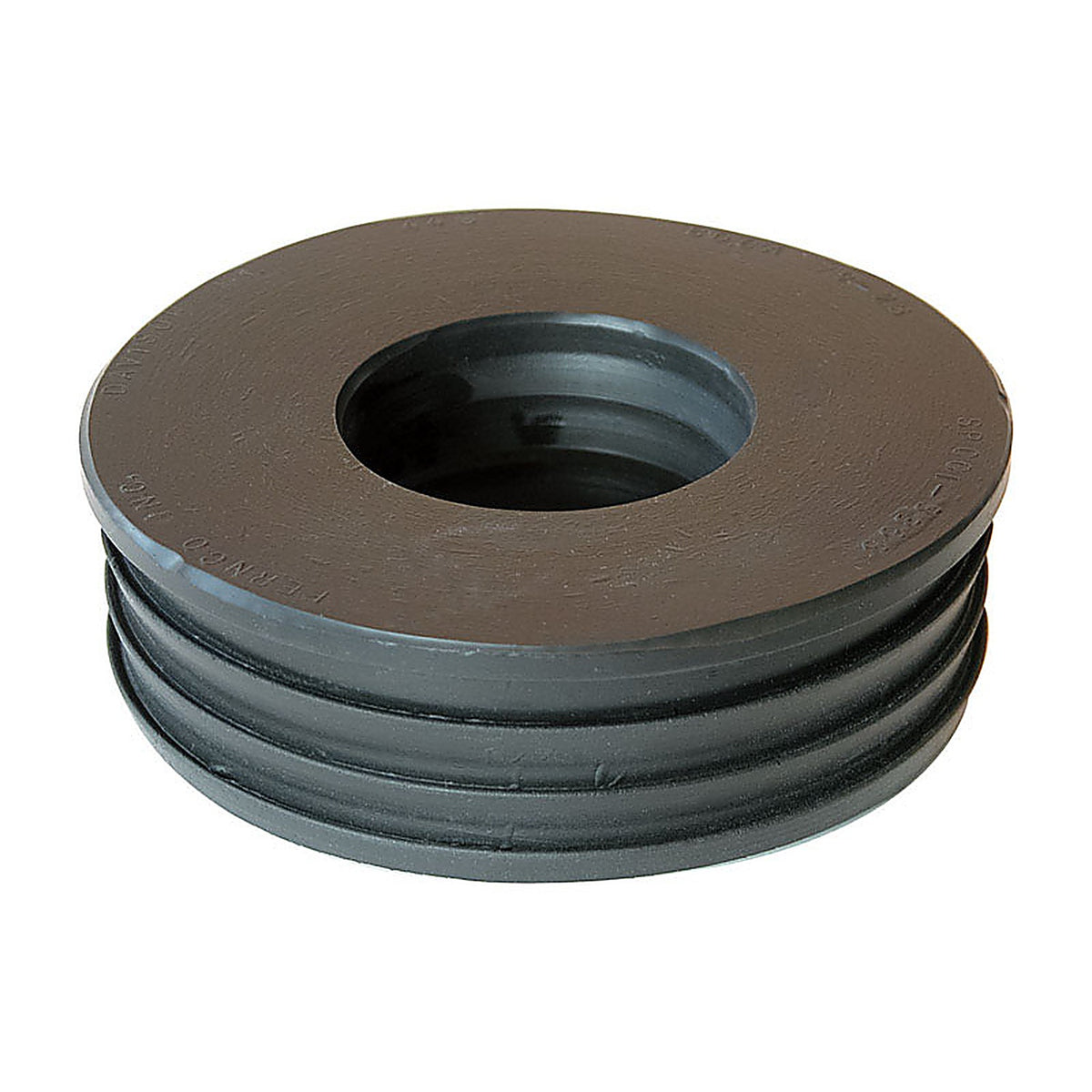 Fernco - P44U-205 - Schedule 40 4 in. Compression x 2 in. Dia. Compression PVC Donut Fitting