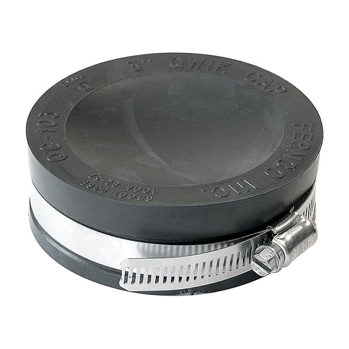 Fernco - PQC-103 - Schedule 40 3 in. Hub Hub PVC Drain Cap