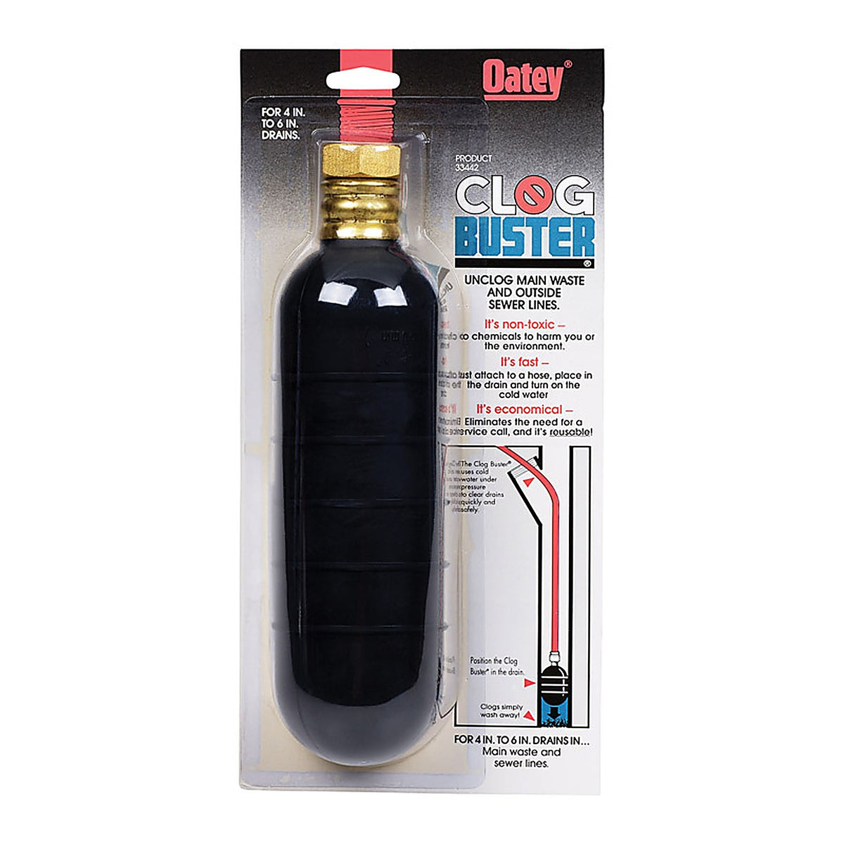 Oatey - 33442 - Clog-Buster Drain Cleaner