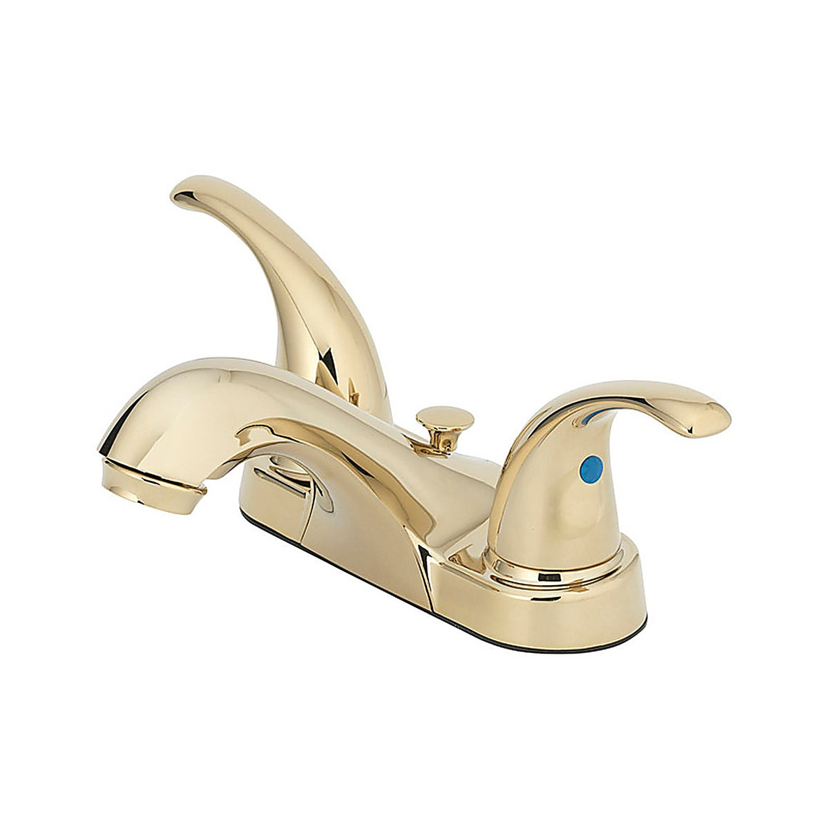 OakBrook - 67499W-6102 - Pacifica Polished Brass Two Handle Lavatory Pop-Up Faucet 4 in.