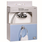 OakBrook - 355-0501 - Polish Chrome Towel Ring Zinc