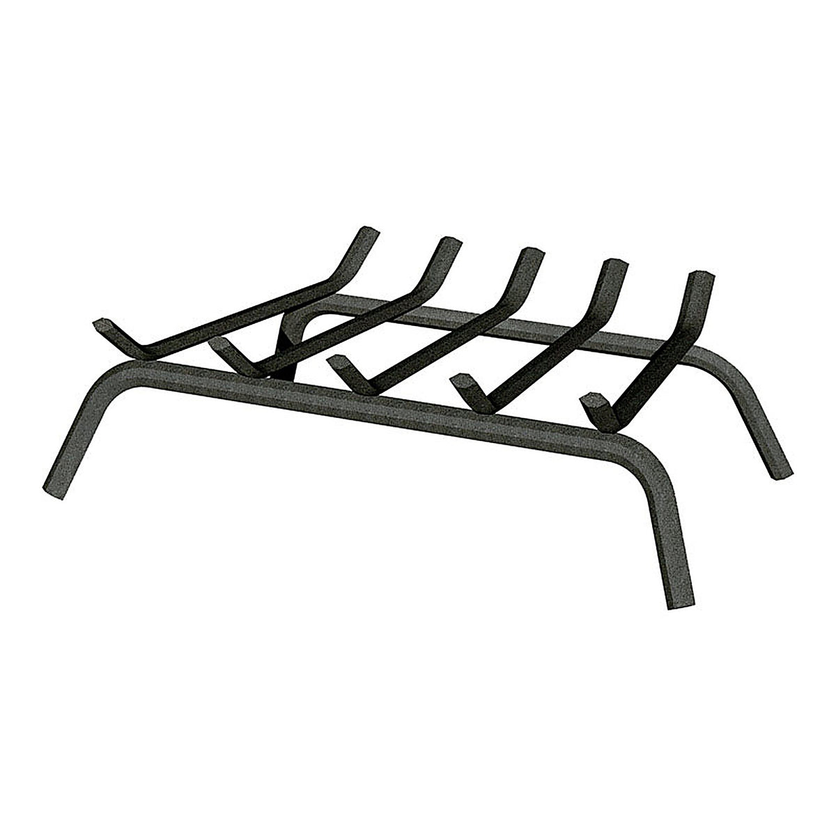 Panacea - 15451 - Open Hearth Black Matte Steel Fireplace Grate